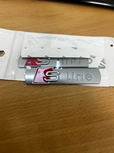 Audi S line badges x2