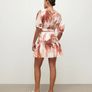 All Saints Pink Floral Organza Skirt Image 2