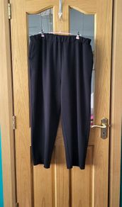 Black trousers, Size 24