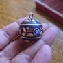 Vintage Christmas Ornament Hand Made Holidays Home Tree Decor Hand cut Mirror Image 4