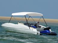 main image for ad 2 Bow Bimini Top White 150x120x110 cm