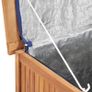 Garden Storage Box 60x50x58 cm Solid Teak Wood Image 9