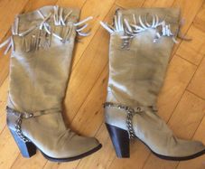 New Office leather boots