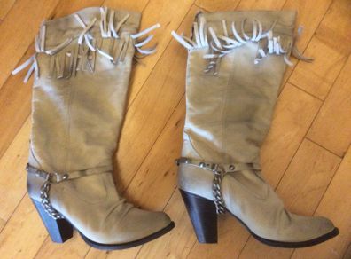New Office leather boots