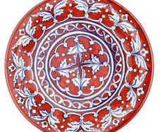 Handmade and Hand Painted Large Ceramic Plate| Warehouse Clearance | Massive Discount | Bargain prices