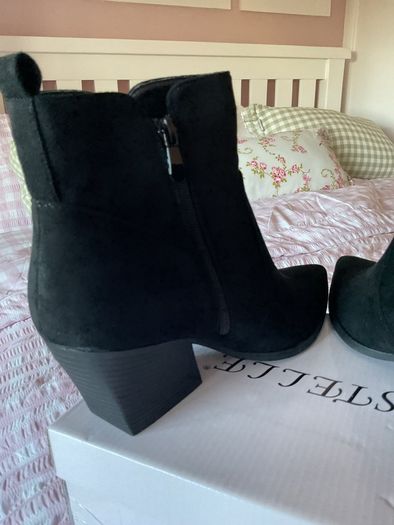 ankle boots black western inspired ankle boot size 40