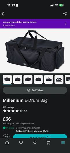 drum bag