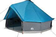 Family Tent Tipi 8-Person Blue Waterproof