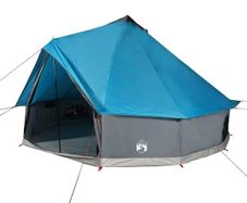 Family Tent Tipi 8-Person Blue Waterproof
