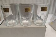 6 small Arcoroc glasses vintage