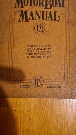 The Motorboat Manual 1948. Written And Illustrated By The Staff Of"the Motor Shop & Motor Boat. Hardback In Good Condition.
