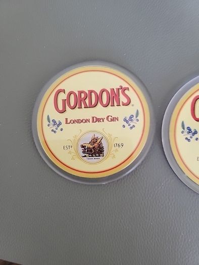 Gordons gin coasters