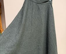 Zara midi wool skirt