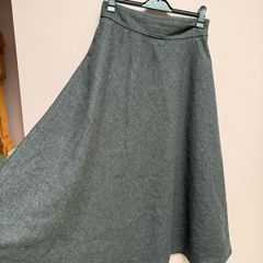Zara midi wool skirt
