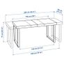 Ikea Tarsele Extendable Dining Table Oak Image 2