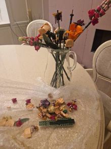LEGO Flower Bouquet Partially Assembled