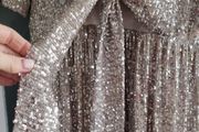 SERAPHINE Luxe Maternity Sparkle Tie-Knot Front Sz 12 (Rrp 79 Sterling)