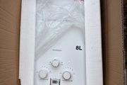 8L Propane LPG Gas Water Heater with Winter and Summer Modes, Instant Propane Water Heater, with Shower Kit, Digital Display