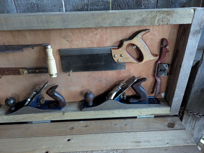 Folding Bench & Tool Cabinet
