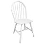 Dining Chairs 2 pcs White Solid Rubber Wood Image 2
