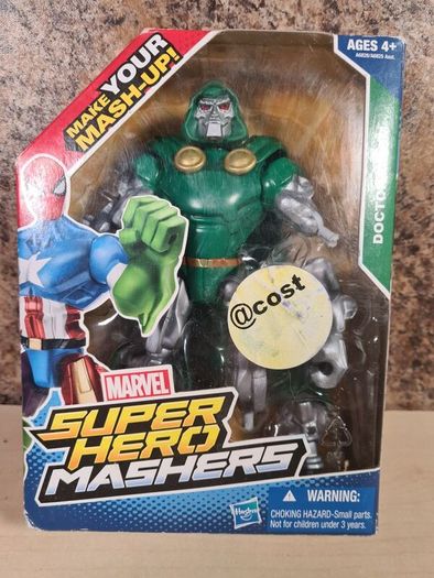 Marvel Superhero Mashers Doctor Doom Action Figure 6.5 Inch Hasbro 2013 Brand New Sealed