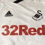 Swansea City FC. Official Adidas Mens Home Long Sleeved Jersey. Season 2011/2012. Number 24 Joe Allen. Image 7