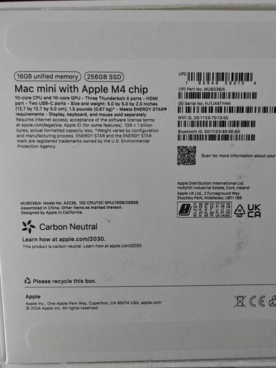 Mac Mini M4 16/256