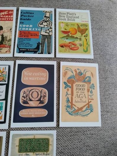 Vintage style cookery postcards x 10 all new and unused in excellent condition with no issues FREE STANDARD POSTAGE INCLUDED