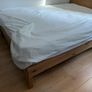 Solid Wood Double Bed Frame 190 x 135cm Image 6