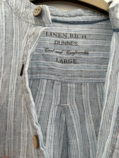 Dunnes Linen Rich Shirt Large