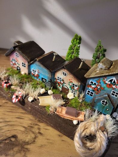 Handcrafted wooden houses!