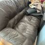 Leather couch Image 2