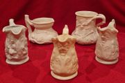Antique Parian Ware Jugs