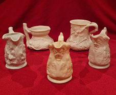 Antique Parian Ware Jugs