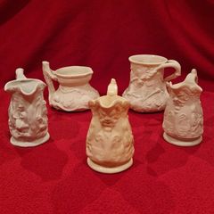 Antique Parian Ware Jugs