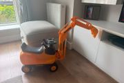 Micro Excavator Push-Along Ride On with Digger