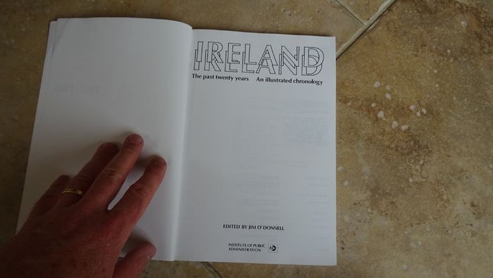 Ireland - The past twenty years 1967 to 1986 - An Illustrated Chronology.