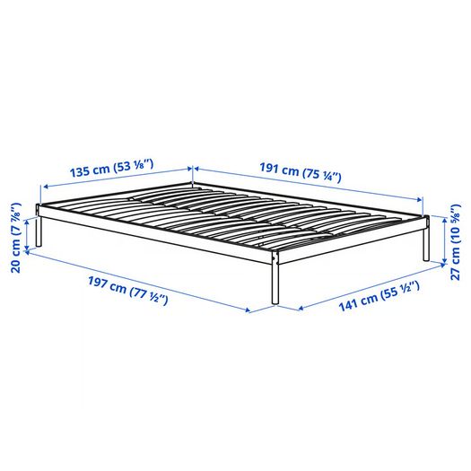 Double bed frame
