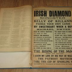 Collection of 11 Songsters all Printed in Ireland  Nugent and Co. Publishers 45 Middle Abbey Street, Dublin