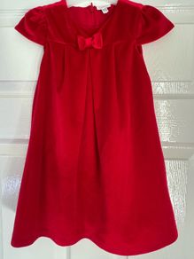 Red Velvet Girls Dress