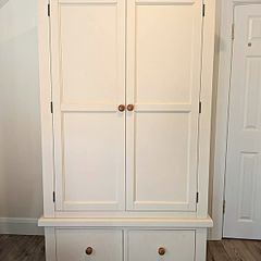 2 Door Cream Wardrobe
