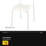 ikea table white + 4 chairs Image 2