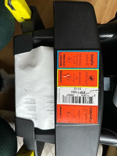 Car Seat + EasyFix ISOFIX Base