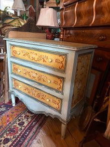 Stunning Swedish Hand Painted Drawers