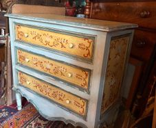 Stunning Swedish Hand Painted Drawers
