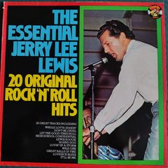 Jerry Lee Lewis - The Essential 20 Original Rock'n'Roll Hits Vinyl LP (1978) UK Pressing Compilation EX+