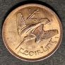 Excellent 1966 Ireland 1 Farthing coin witgh Luster Image 2