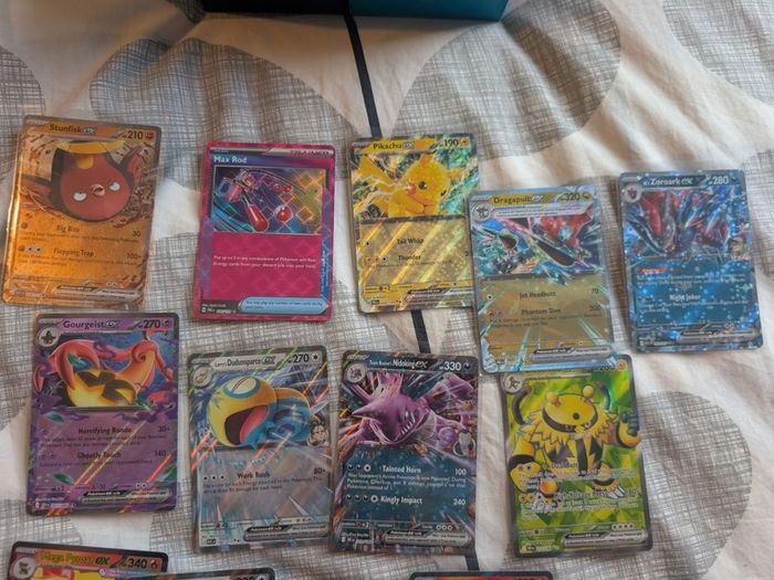 POKEMON bulk Prismatic, Ascended Heroes Destined Rivals Chaos Risinglot plus 18 Ex and a trainer card