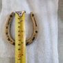 Horseshoe Decoration Good luck Charm Wall Hanging Mount Brass Image 2