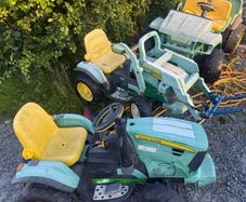 Selection of battery powered tractors